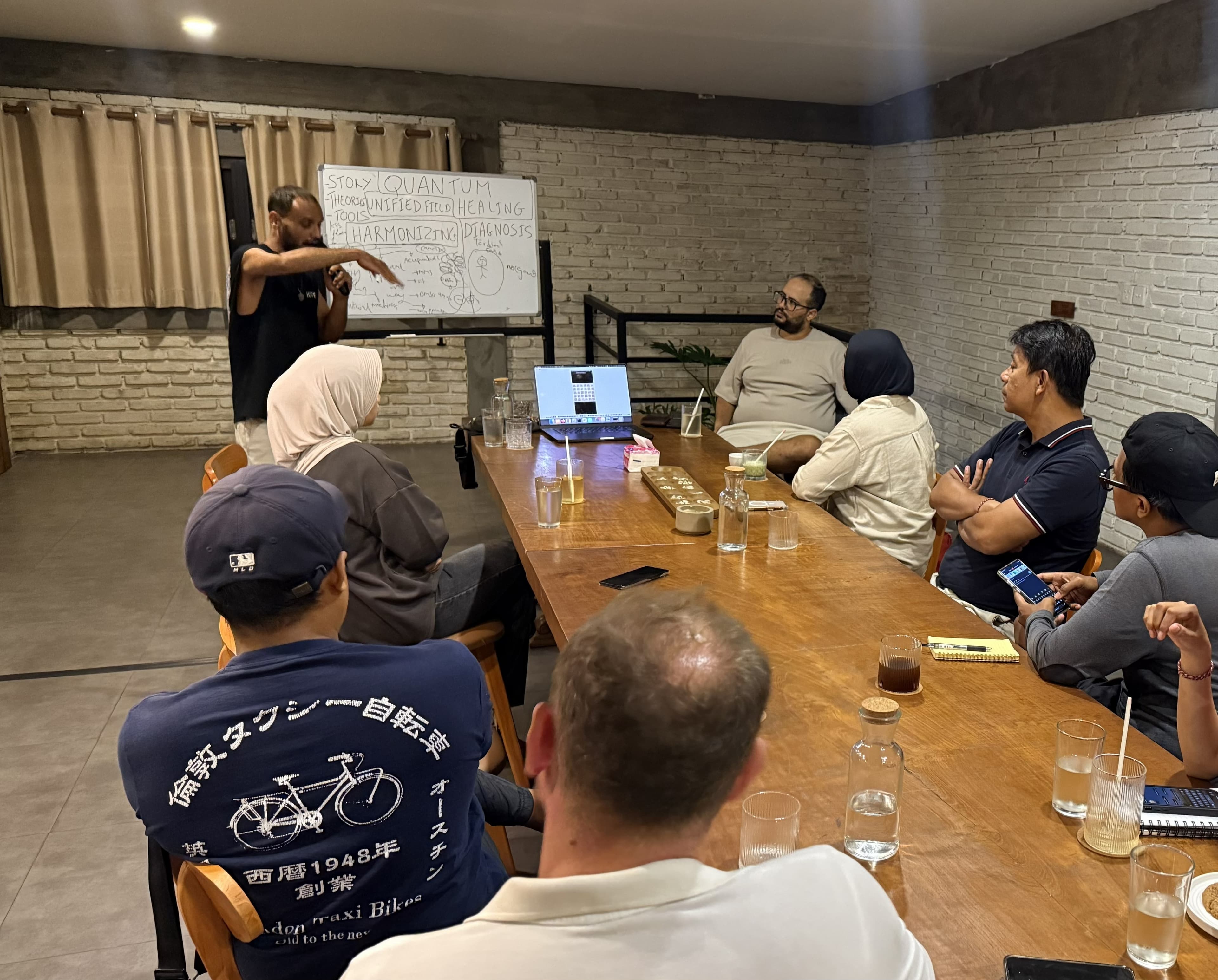 Dr. Mohammed leading a session